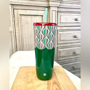 *EUC* STARBUCKS ‘24 Venti Tumbler/Cup - 24 oz-Rare/Wicked/Straw/Coffee/Tea/Metal